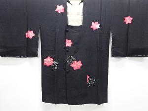 絞り楓模様道行コート